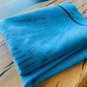 Super Rare Lululemon Yoga Mat, Rare Manifesto Print, EUC